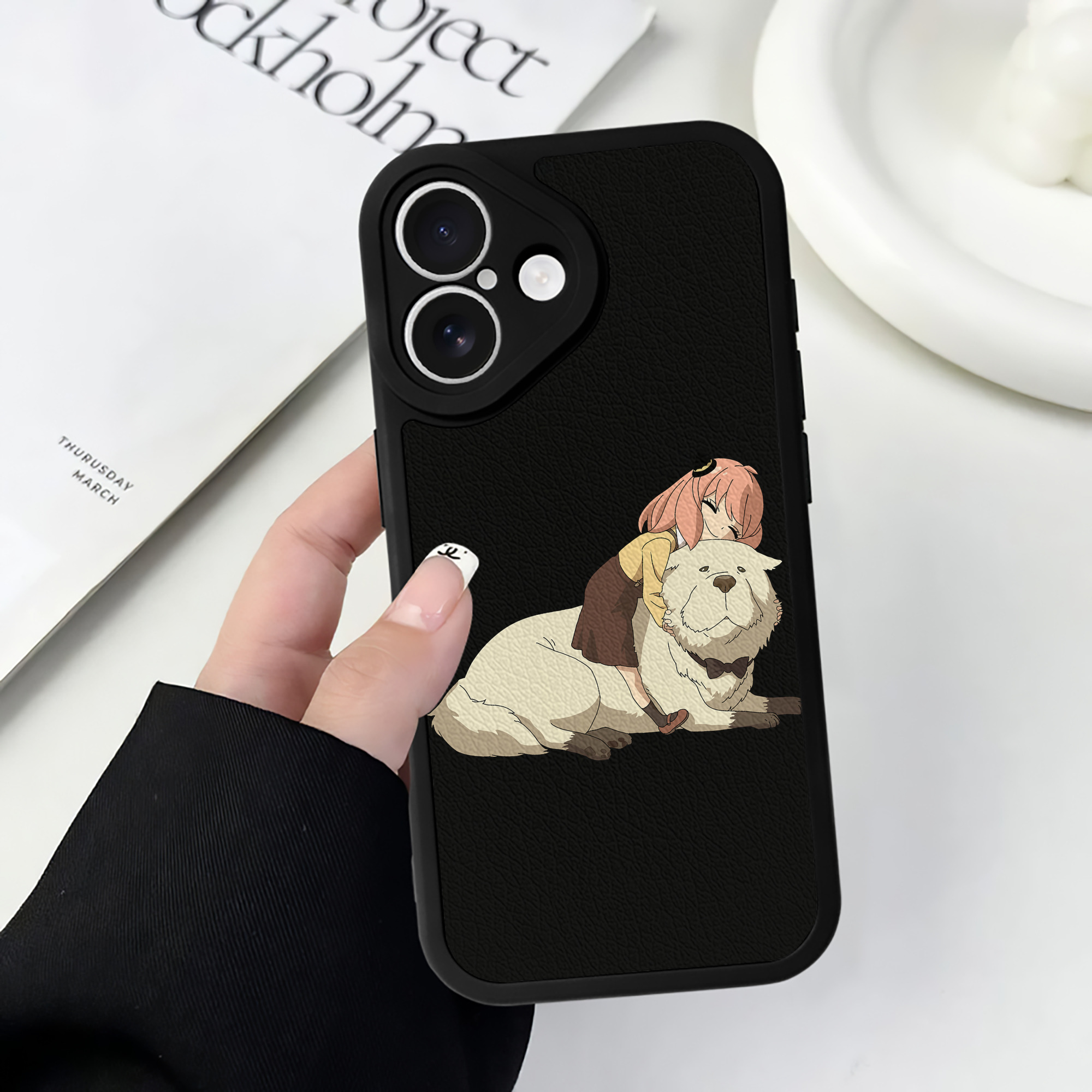 （画像用） SPY×FAMILY间谍家家酒 【iPhone 16シリーズ対応】シリコンスマホケース（レザー調） 材質：シリコン